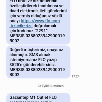 FLO Ayakkabı Sürekli Mesaj Atması