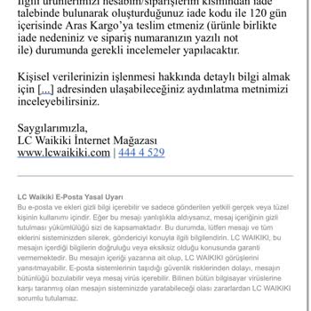LCW Gönderdiği Ürünlerin Çöp Oluşu