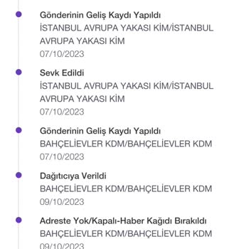 PTT Kargo Ve Çalışan Kuryelerin Saygısız Ve Terbiye Yoksunu Muamelesi