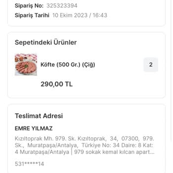 Migros Yemek 2 Saat Gelemeyen Siparişi İptal Edemediler