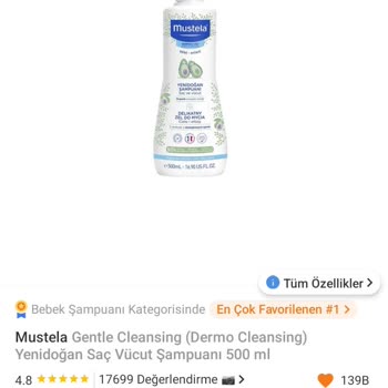 Mustela Orijinal Ambalajından Farklı Gelen Şampuan Üretim Tarihi Eski