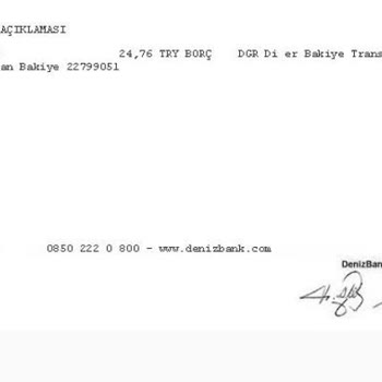 Denizbank Hisse Senedi Hesabım Olmadığı Halde Hesabımdan Para Çekiliyor