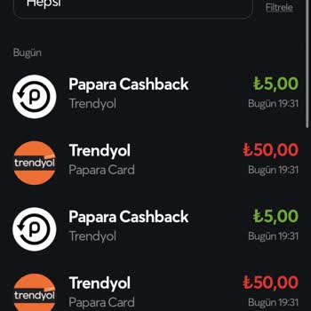 Papara 2 Kere Para Çekti