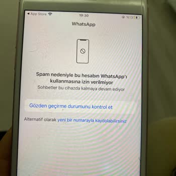 WhatsApp Business Yasaklandı Giriş Yapamıyorum