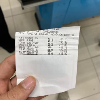 A101 Aldığım Ürünlerin Fişi Verilmedi