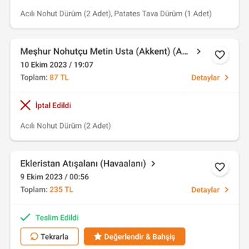 Meşhur Nohutçu Metin Usta Ürünümü 1.5 Saat Sonra İptal Ettiler