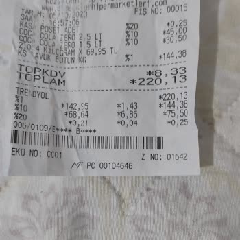 Trendyol Hızlı Market Siparişi Fazla Ücret Tahsili