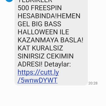 Vodafone Yabancı Numaralardan Gelen Mesajlar