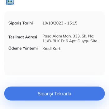 Şan Yiğit Gıda Evime Su Siparişi Teslim Etmek İstemiyormuş!