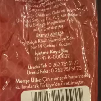 Simbat Kuruyemiş BİM Market İn Gıdada Ki Ayıbı