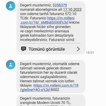 Millenicom Teknik Servisten 299 TL Kendi Hataları İçin Para Talep Ettiler