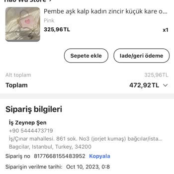 Aliexpress Siparişi Yanlışlıkla Onayladım