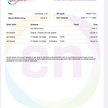 Türk Telekom Hatalı Paket Ve Tl Yükleme 543#####02 Telefon