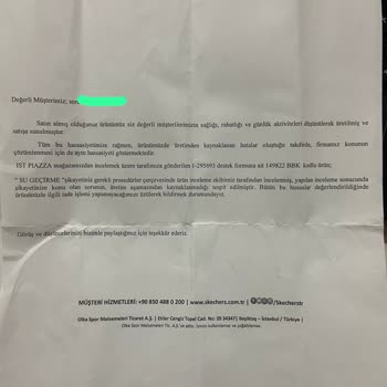 Skechers Maltepe Piazza Ayakkabı Sorunu Ve Personel Tavrı