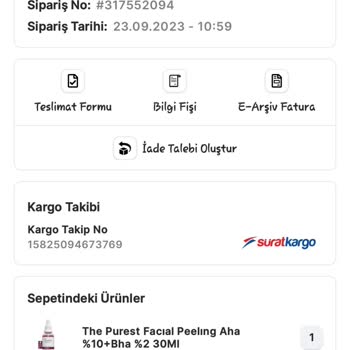 Mion Eksik Sipariş Gönderdi