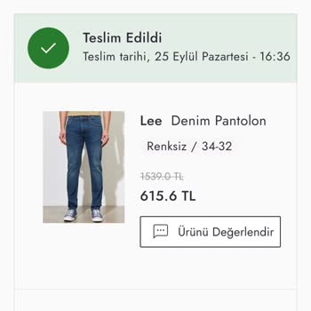 Boyner Aras Kargo'dan Gelmeyen Ürünüm