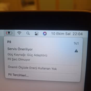 Apple Macbook 2. Şarjda Batarya Sorun Verdi