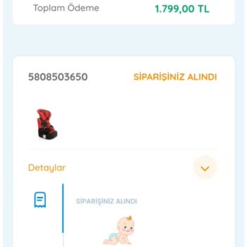 ebebek Sipariş Kargoya Verilmedi