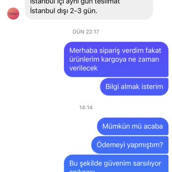 Wearfashiondiamond (Instagram) Parayı Verdim Ürünüm Yok Muhatap Yok