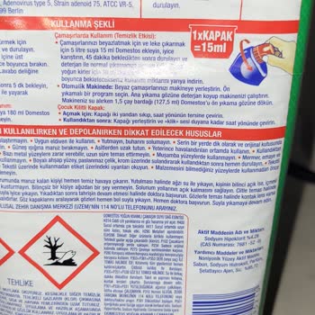 Domestos Beyaz Tişörtümü Pembe Yaptı