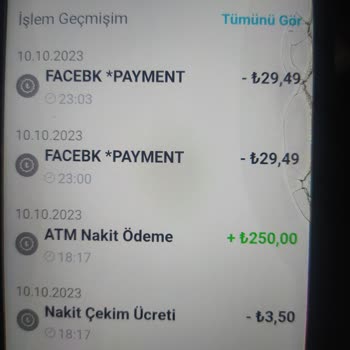 Facebook Paycell Kartımdan İzinsiz Para Çekti