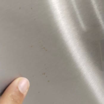 Bosch Buzdolabı Alt Kapağı Pas Lekeleri Var