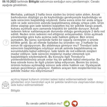 Mağdur Etmeyeceğini Söyleyerek Mağdur Eden Trendyol.