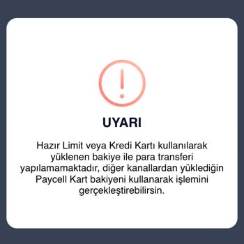 Paycell Hazır Limit Kullanamıyorum