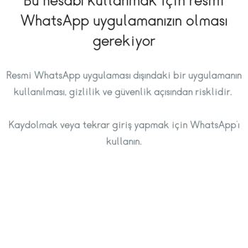 WhatsApp Erişim Engeli