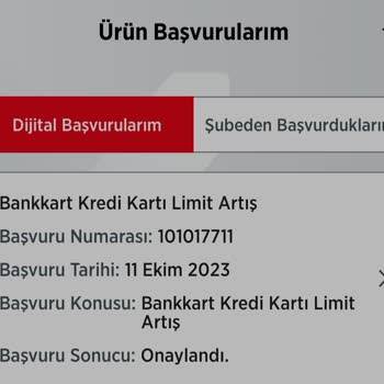 Ziraat Bankası Ziraat Limit Artırma Başvurusu