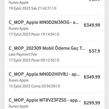 Vodafone Faturama Haberim Olmadan Ücret Yansıtıldı.