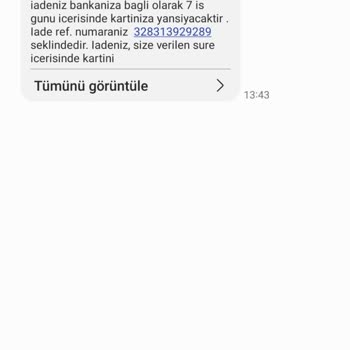 Dyson Sipariş İptali Ve Ücret İadesi