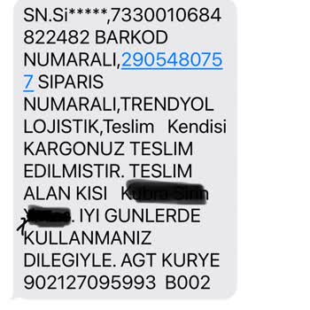 Trendyol'dan Aldığım Ürün AGT Kargo İle Teslim Edilmedi