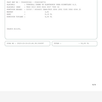 Paycell Para Transferi İşlemi