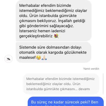 Miamoremi Gönderilmeyen Sipariş Hakkında