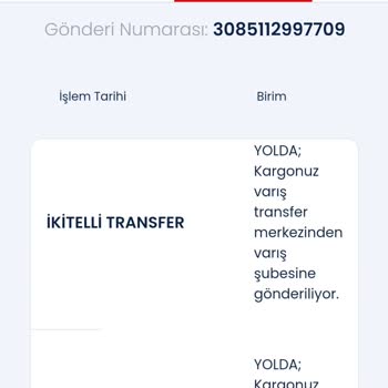 Aras Kargo Güneşli Şubesi Kayıp Kargo