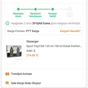 Trendyol Pedocom Slazenger Sport Yeşil EDT 125 Ml 150 Ml Erkek Parfümü