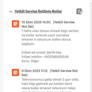 Arçelik Televizyonda Çizgiler Oluştu
