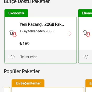 Vodafone Ücretsiz Paketten Para Aldı