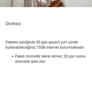 Vodafone Ücretsiz Paketten Para Aldı