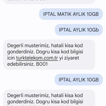 Türk Telekom Paketmatik Paket İptal Sorunu