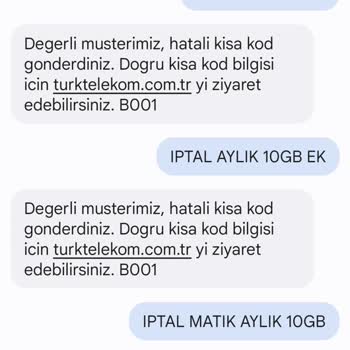 Türk Telekom Paketmatik Paket İptal Sorunu