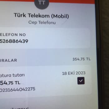 TTNET Mobil Fatura Şişirmesi.