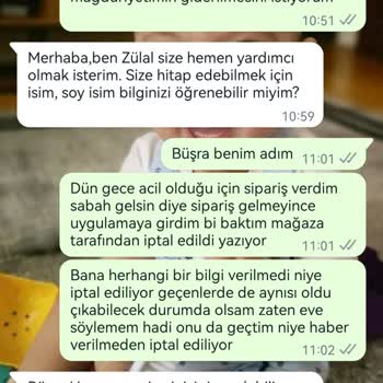 A101 Habersizce İptal Edilen Sipariş