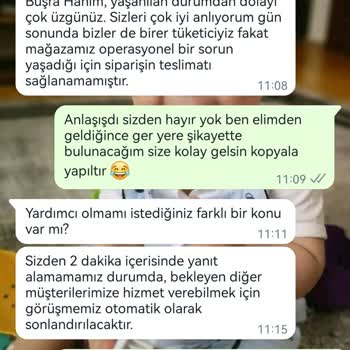 A101 Habersizce İptal Edilen Sipariş