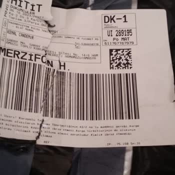 MNG Kargo Bize Ait Olmayan Ürün