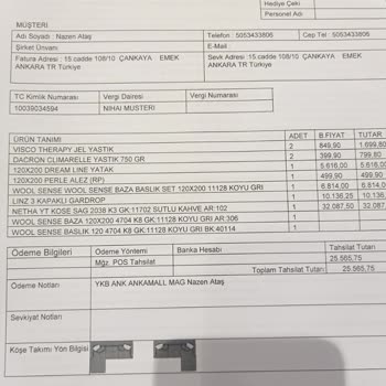 Enza Home İadesi Yapılmayan Para
