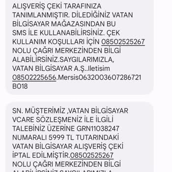 Gulf Sigorta Vatan Bilgisayar'dan Aldığım Samsung TV İle İlgili Sorun