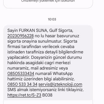 Gulf Sigorta Vatan Bilgisayar'dan Aldığım Samsung TV İle İlgili Sorun