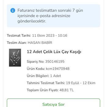 Çiçek Sepeti Eksik Ürün Gönderildi!